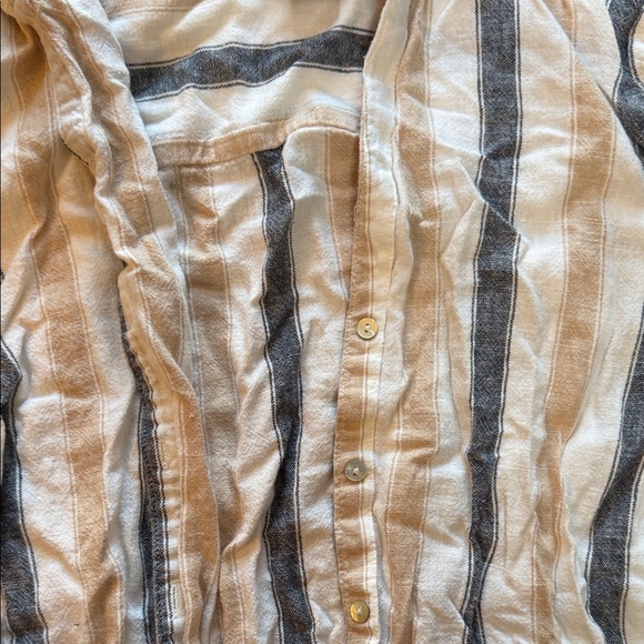 Striped Button-Up Shirt - Picture 3 of 5